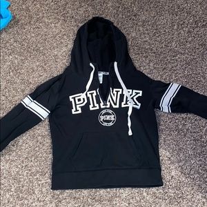 Black PINK victoria’s secret long sleeve hoodie